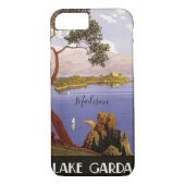 Coques Case-Mate iPhone Lake Garda Italie cas de téléphone monogramme pers (Dos)