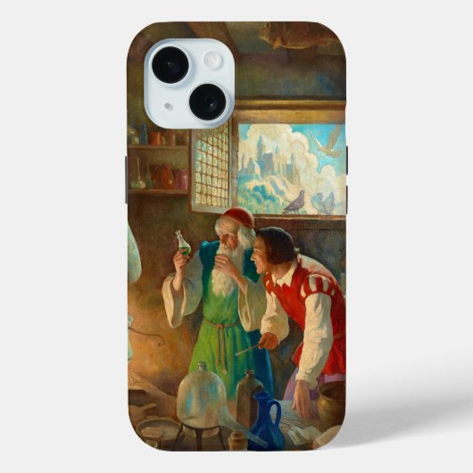 Coques Case-Mate iPhone L'alchimiste de Newell Convers Wyeth (Verso)