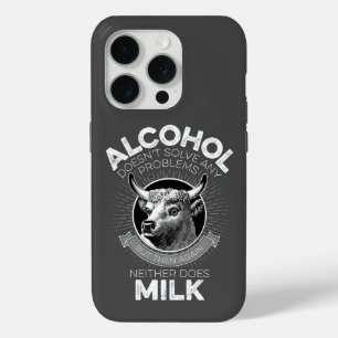 Coque iPhone 15 Pro L'alcool contre le lait