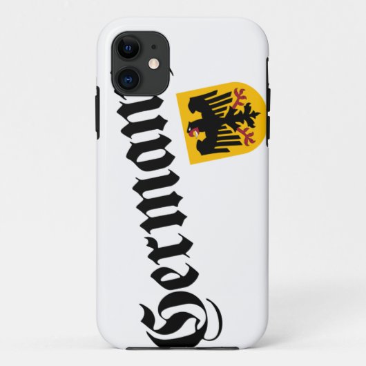 Coques Case-Mate iPhone L'Allemagne et la crête (Dos)