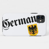 Coques Case-Mate iPhone L'Allemagne et la crête (Dos (Horizontal))
