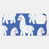 Coques Case-Mate iPhone Lama alpaca, motif vintage (Verso (horizontal))
