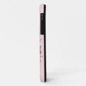 Coques Case-Mate iPhone Lama bébé rose souriant (Dos/Gauche)