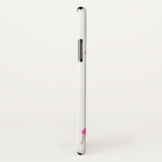 Coques Case-Mate iPhone Lama floral mignon (Dos/Droite)