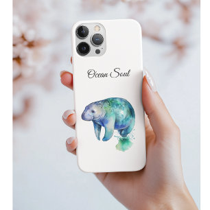 Case-Mate iPhone Case Lamantin murmure océanique personnalisé