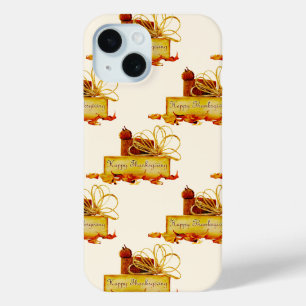 Coque Pour iPhone 15 l'ambiance chaleureuse et festive de Thanksgiving