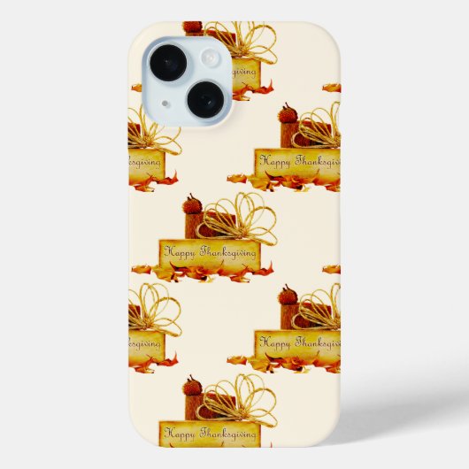 Coques Case-Mate iPhone l'ambiance chaleureuse et festive de Thanksgiving (Verso)
