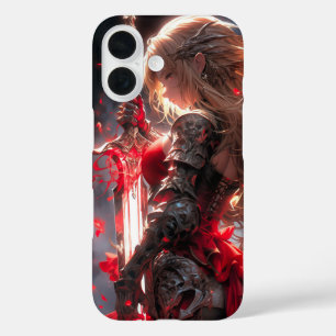 Coques iPhone 16 Lame choisie par le ciel   Guerrier d'Anime Valkyr
