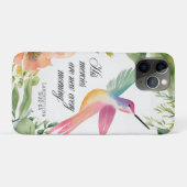 Coques Case-Mate iPhone Lamentations 3:22-23 Colibri Chrétien (Dos (Horizontal))