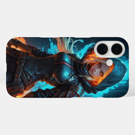 Coques Case-Mate iPhone Lames de l'abîme (Verso (horizontal))