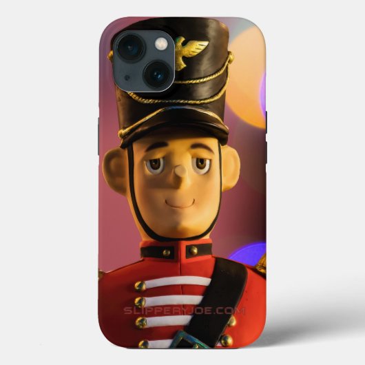 Coques Case-Mate iPhone L'ami soldat jouet classique de Noël de SlipperyJo (Verso)