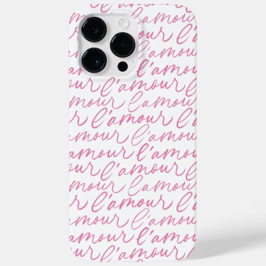Coques Case-Mate iPhone L'amour (Verso)
