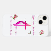 Coques Case-Mate iPhone L'amour (Verso (horizontal))