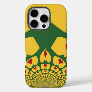 Coques iPhone 16 Pro L'amour à Rasta Couleurs : Coeurs de reggae