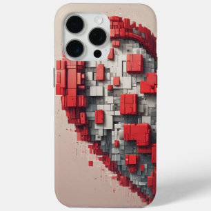 Coque iPhone 15 Pro Max L'amour dans chaque détail - Coeur Design pour un 