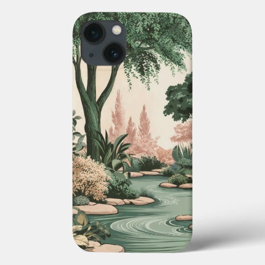 Coques Case-Mate iPhone L'amour dans les espaces verts (Verso)