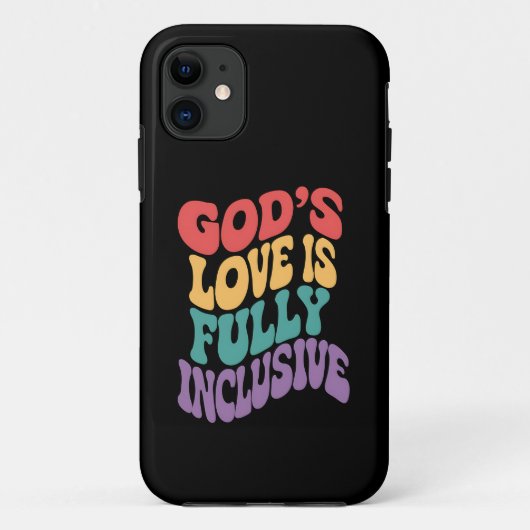 Coques Case-Mate iPhone L'Amour de Dieu est entièrement inclusif Christian (Dos)