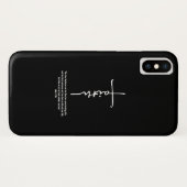 Coques Case-Mate iPhone L'Amour de Jésus| Croix de la foi Jésus-chrétien D (Dos (Horizontal))