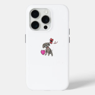 Coque iPhone 15 Pro L'amour des chiots