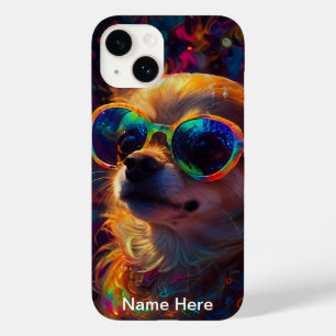 Coque Pour iPhone 14 L'amour des chiots en vacances