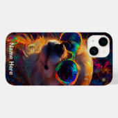 Coques Case-Mate iPhone L'amour des chiots en vacances (Verso (horizontal))