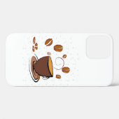 Coques Case-Mate iPhone L'amour du café (Verso (horizontal))