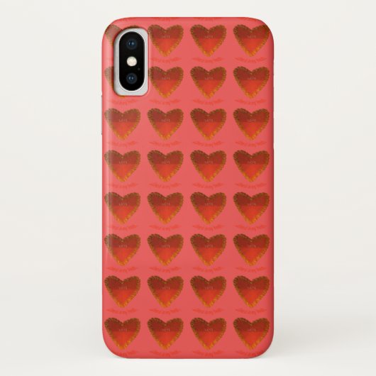 Coques Case-Mate iPhone L'amour est à mon coeur (Dos)