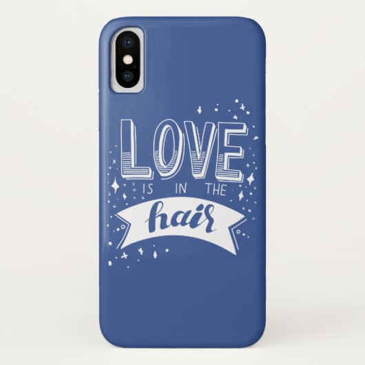 Coques Case-Mate iPhone L'amour est dans les cheveux (Dos)