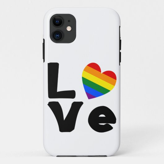 Coques Case-Mate iPhone L'amour est gay (Dos)
