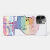 Coques Case-Mate iPhone L'amour est l'amour (Dos (Horizontal))