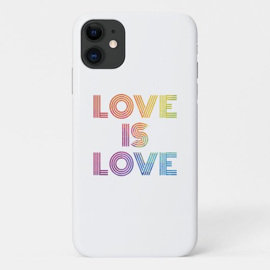 Coques Case-Mate iPhone L'amour est l'amour| Grandes surfaces modernes (Dos)