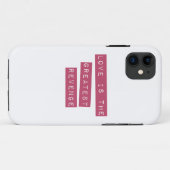 Coques Case-Mate iPhone L'Amour Est Le Plus Grand Revenge (Dos (Horizontal))