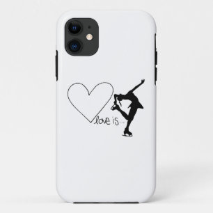 Case-Mate iPhone Case L'amour est patinage artistique, patineur de fille