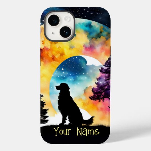 Coques Case-Mate iPhone L'amour est un chien qui t'attend (Verso)