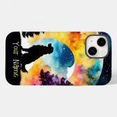 Coques Case-Mate iPhone L'amour est un chien qui t'attend (Verso (horizontal))