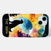 Coques Case-Mate iPhone L'amour est un chien qui t'attend (Verso (horizontal))