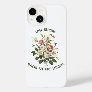 Coque Pour iPhone 14 L'amour fleurit avec la nature