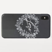 Coques Case-Mate iPhone L'amour fleurit cas de XSMax d'iPhone (Dos (Horizontal))