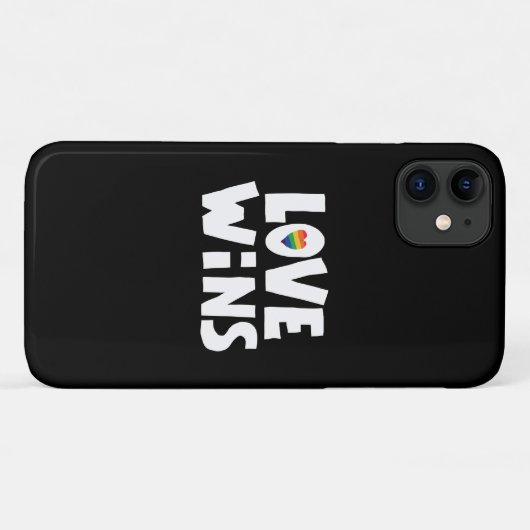 Coques Case-Mate iPhone L'amour gagne (Dos (Horizontal))