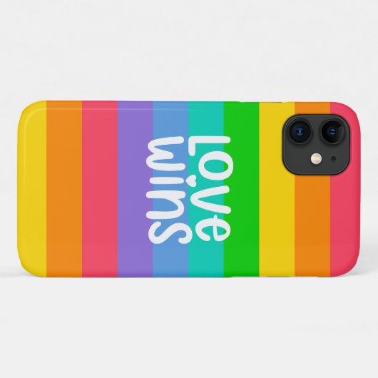Coques Case-Mate iPhone L'amour gagne (Dos (Horizontal))