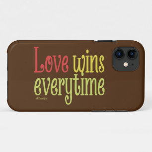 Case-Mate iPhone Case L'AMOUR GAGNE À CHAQUE FOIS la Saint-Valentin