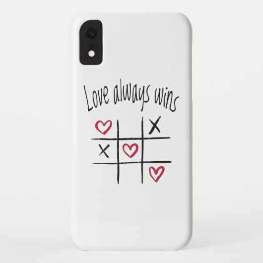 Coques Case-Mate iPhone L'amour gagne toujours (Dos)