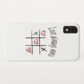 Coques Case-Mate iPhone L'amour gagne toujours (Dos (Horizontal))