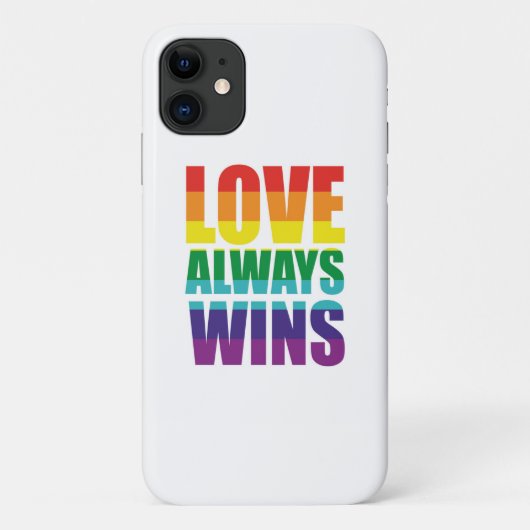 Coques Case-Mate iPhone L'amour gagne toujours (Dos)
