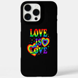 Coques iPhone 16 Pro Max L'amour LGBTQ est l'amour Fierté gay Drapeau arc-e