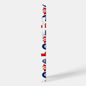 Coques Case-Mate iPhone L'AMOUR Patriotique De Paix (Verso / Gauche)