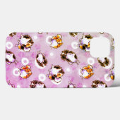 Coques Case-Mate iPhone L'amour pour le Parti Poméranien (Verso (horizontal))