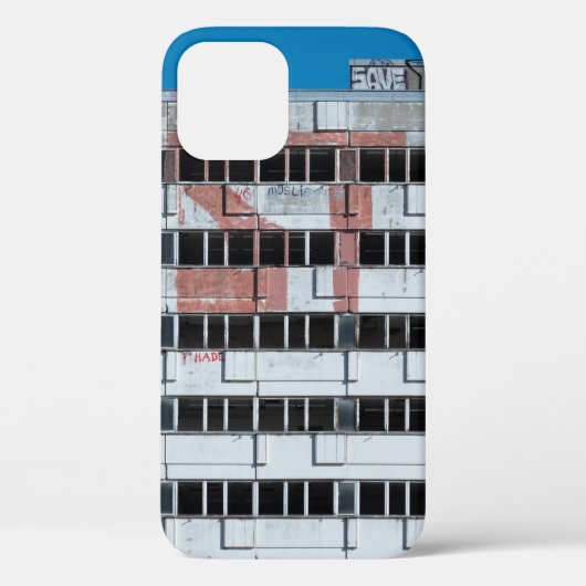 COQUES Case-Mate iPhone LAMPE POST GRIS ET NOIR (Verso)