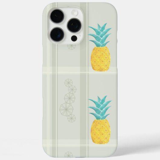 Coques Case-Mate iPhone L'ananas rencontre Plaid (Verso)