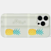 Coques Case-Mate iPhone L'ananas rencontre Plaid (Verso (horizontal))